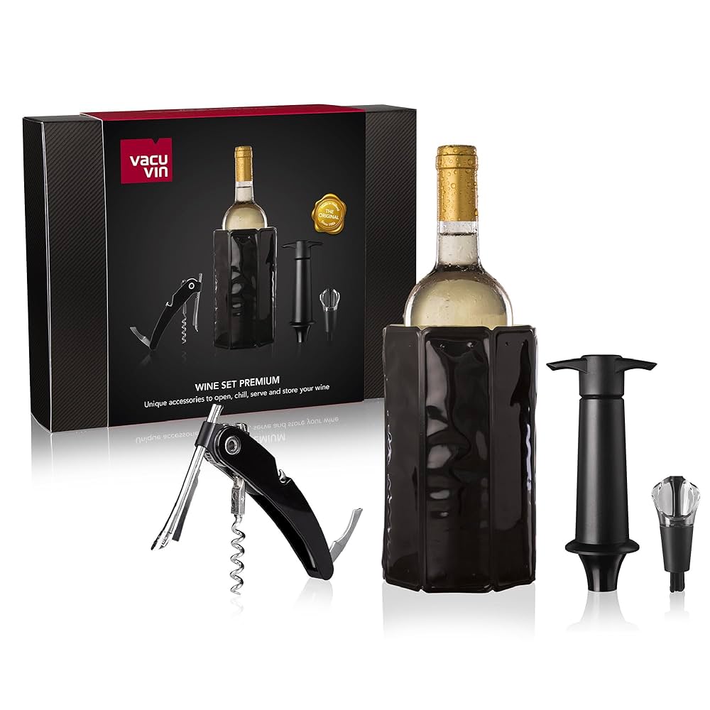 Vacu Vin set de vino premium 4 piezas
