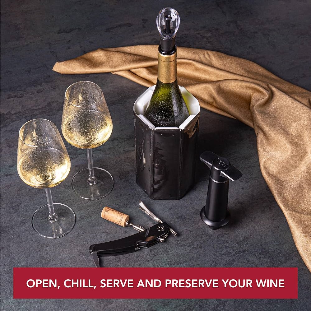 Vacu Vin set de vino premium 4 piezas