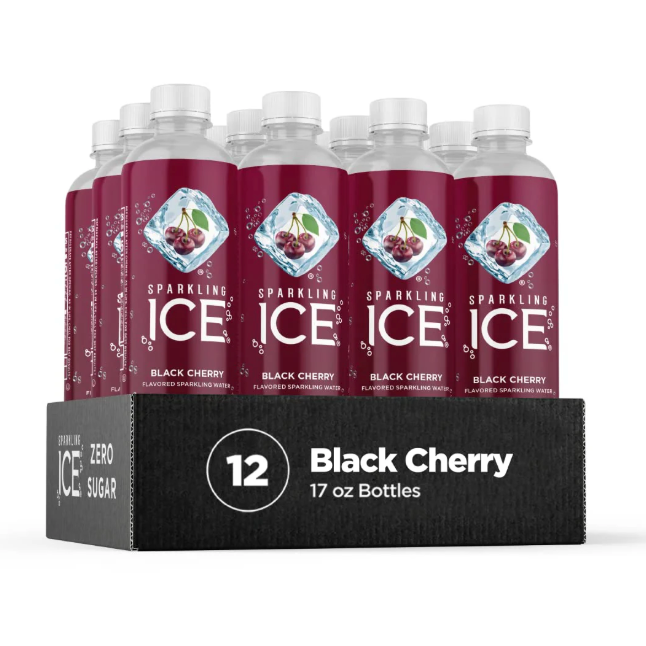 Sparkling Ice Black Cherry 12x17oz