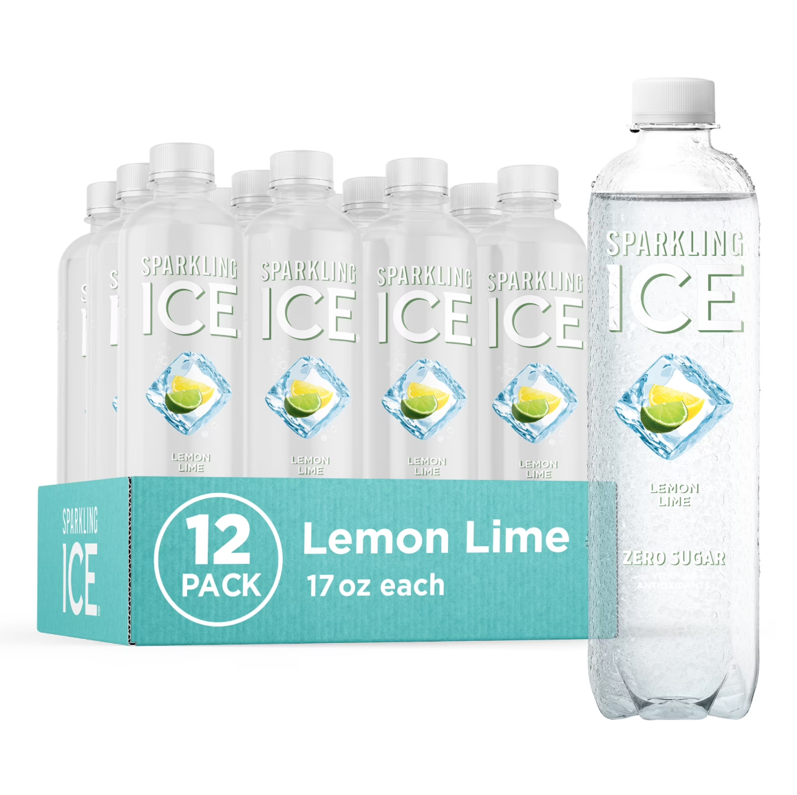 Sparkling Ice Lemon Lime 12x17oz