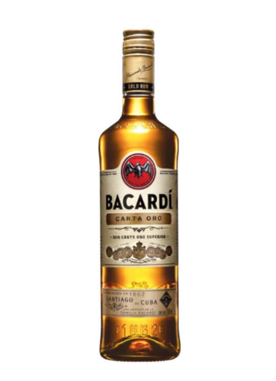 Bacardi Carta Oro 750ml 37.5%