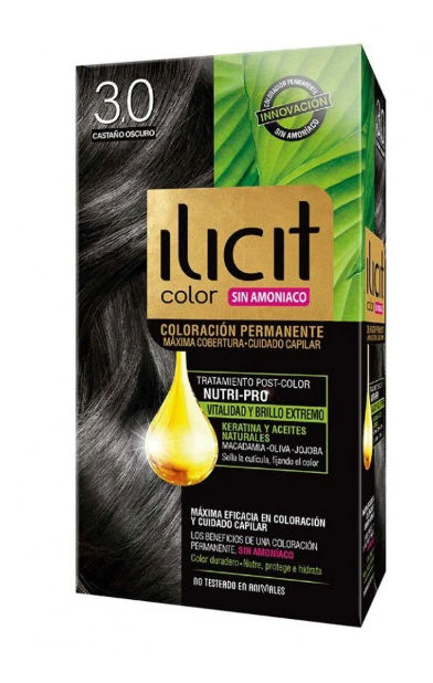 ILICIT Sin Amoniaco 3/0 Castaño 60gr