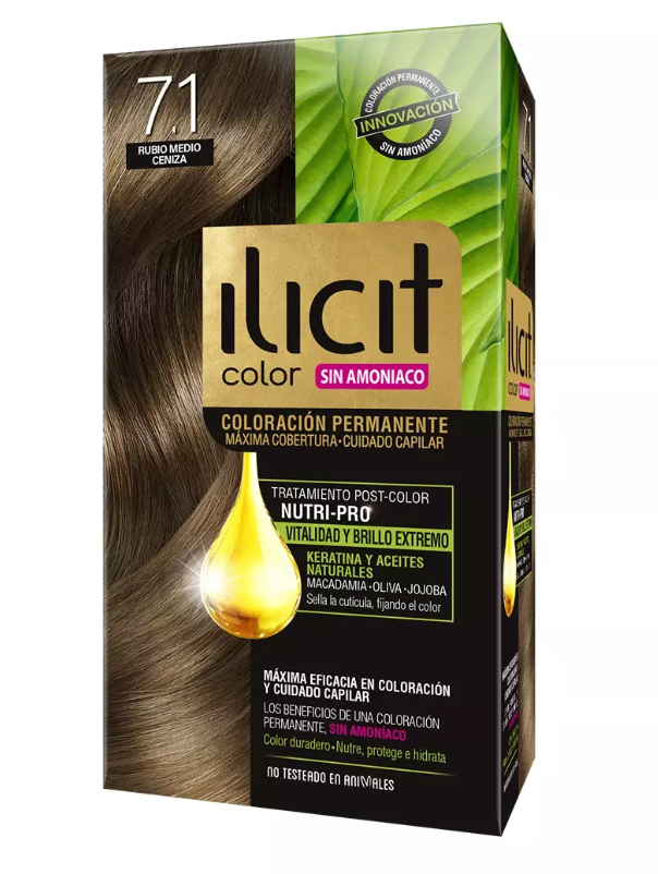 Illicit Sin Amoníaco Rubio Medio Ceniza 60g
