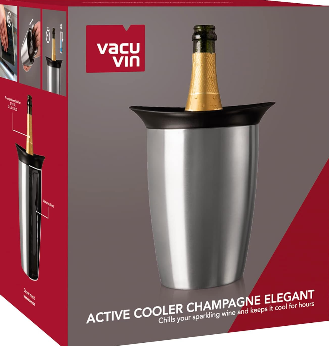 Vacu Vin Active Cooler para Botellas de Champán 1x6