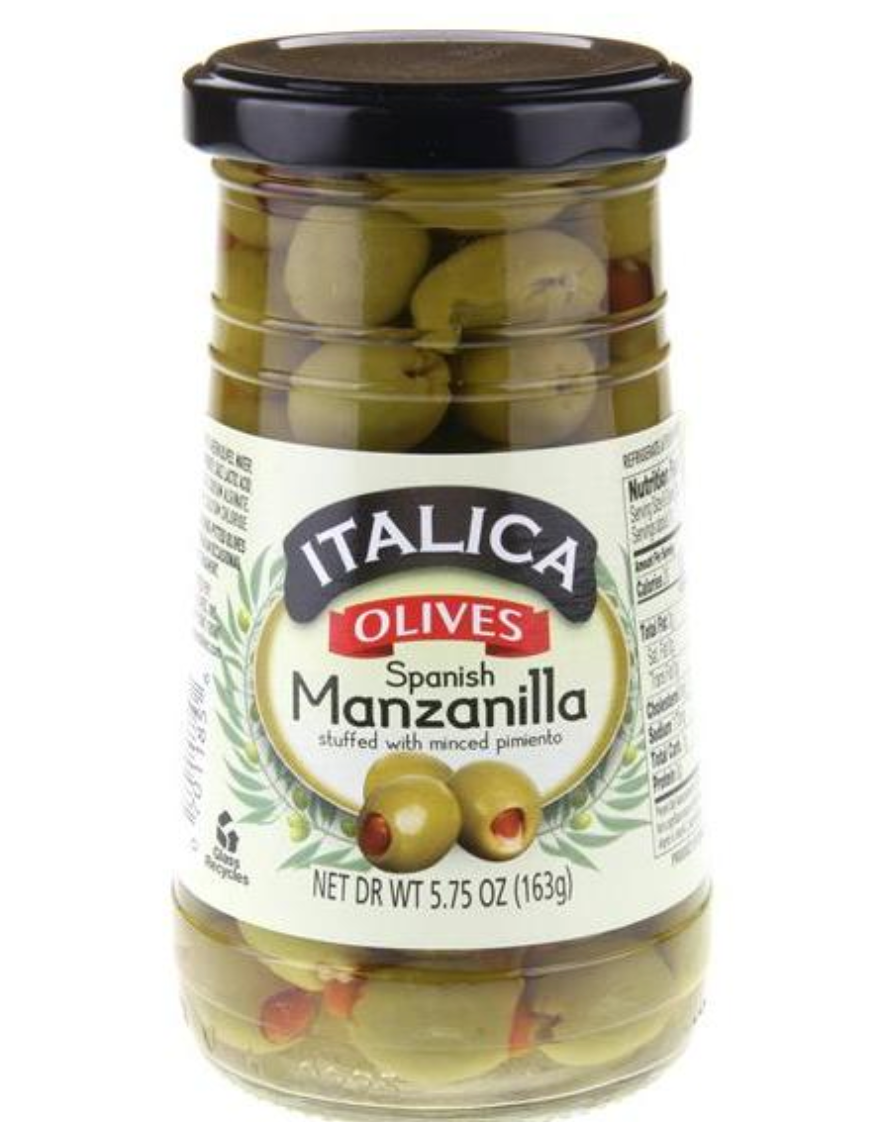 Italica Olives Manzanilla Descarozadas 612 12x150g