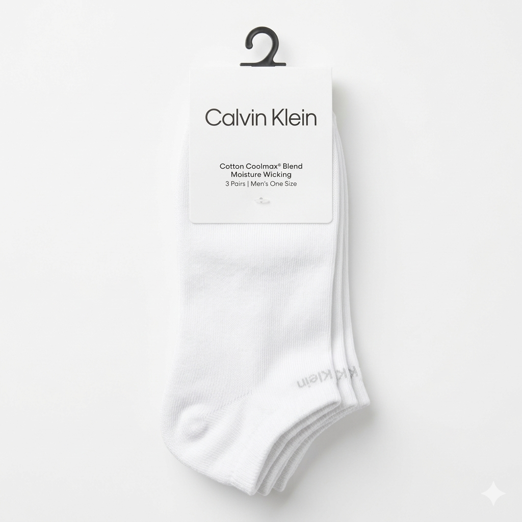 3 Pares No Cushion Liner Calvin Klein