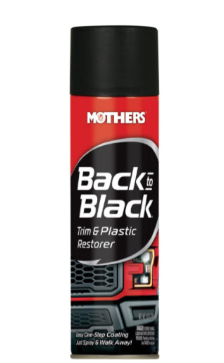 Mothers Back-To-Black Trim & Plastic Restore Aerosol 10oz
