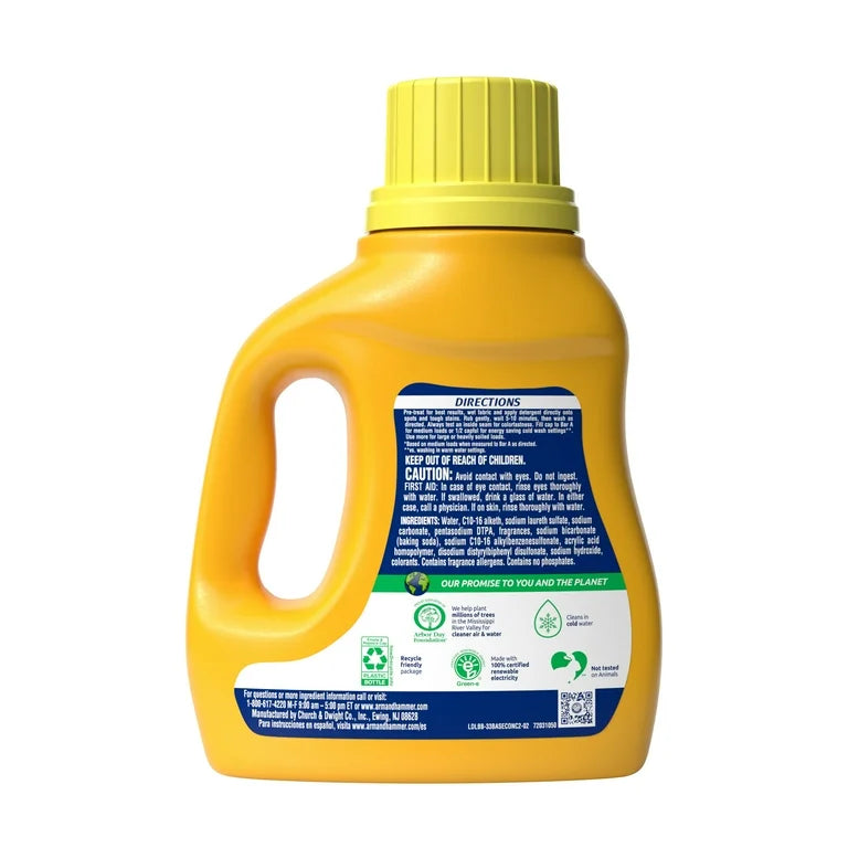 Arm & Hammer Detergente Líquido Clean Burst 33oz