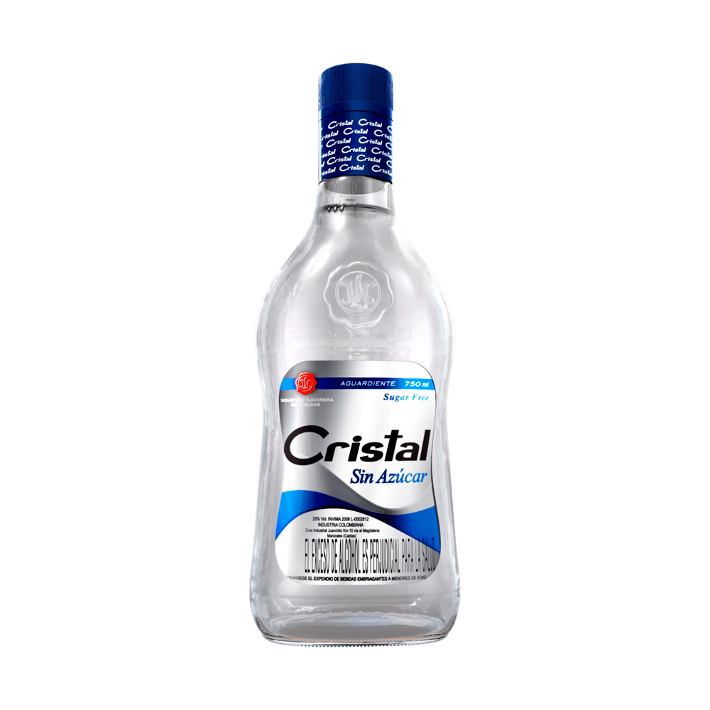 Aguardiente Cristal Sin Azucar