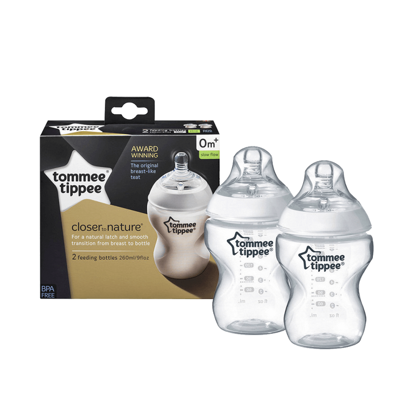 Tommee Tippee Biberon 9Oz - Closer To Nature - 2 Unid