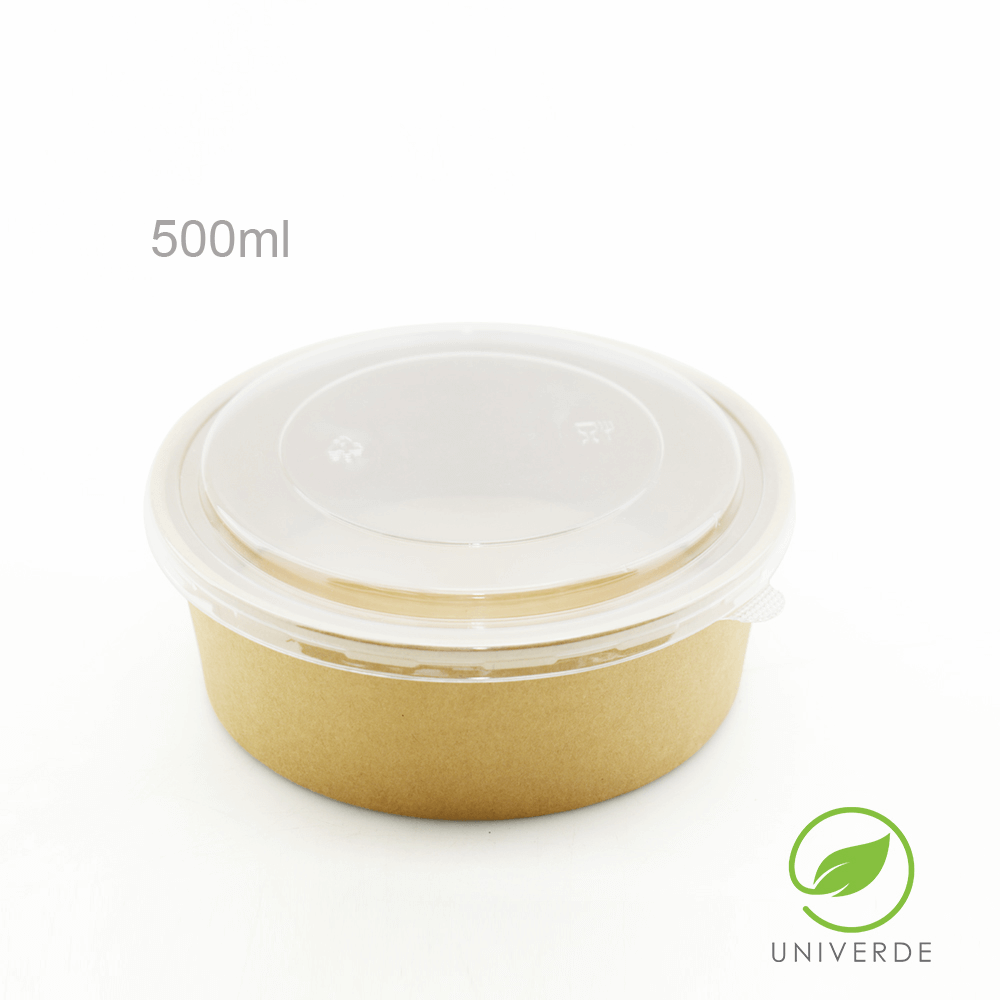 Bowl para Ensalada Kraft 500ml (50 pzs)