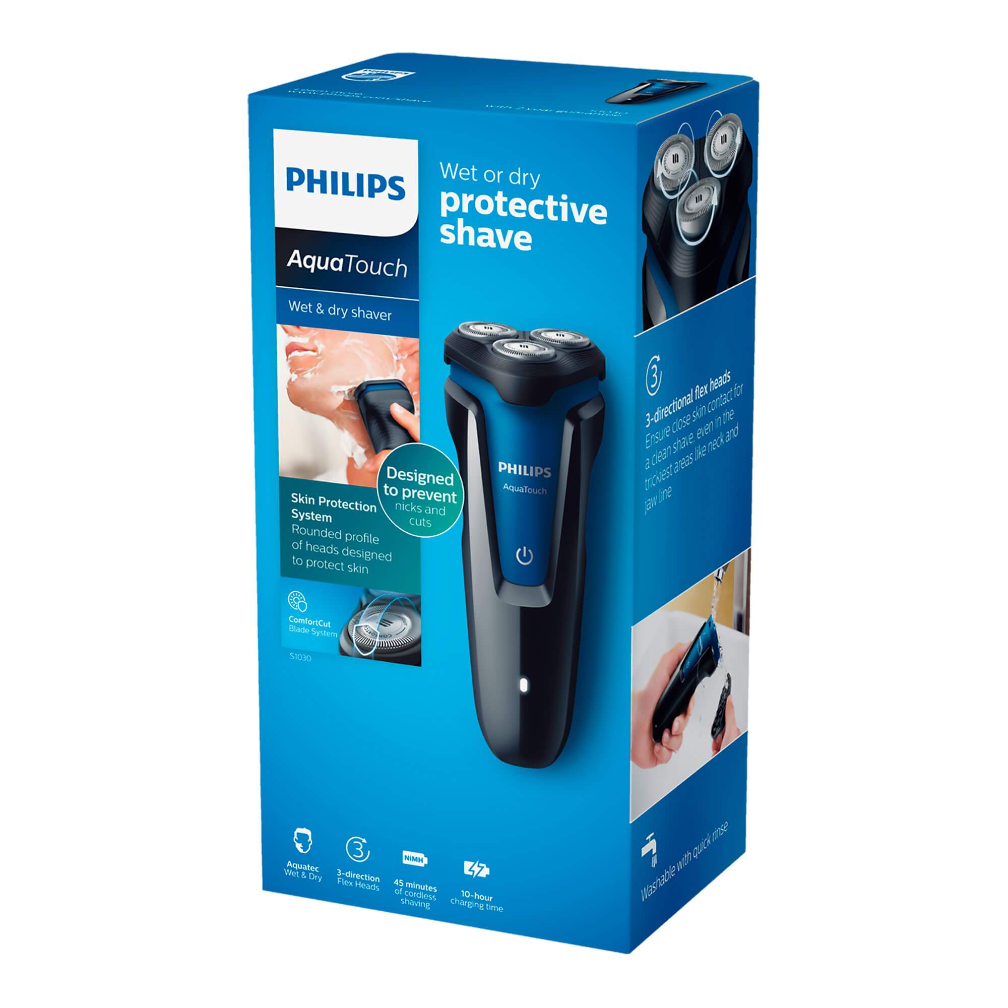 Afeitadora 3 Cabezas Aquatouch