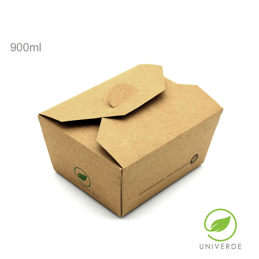 Envase Kraft Carton 900Ml 50Unid Univerde