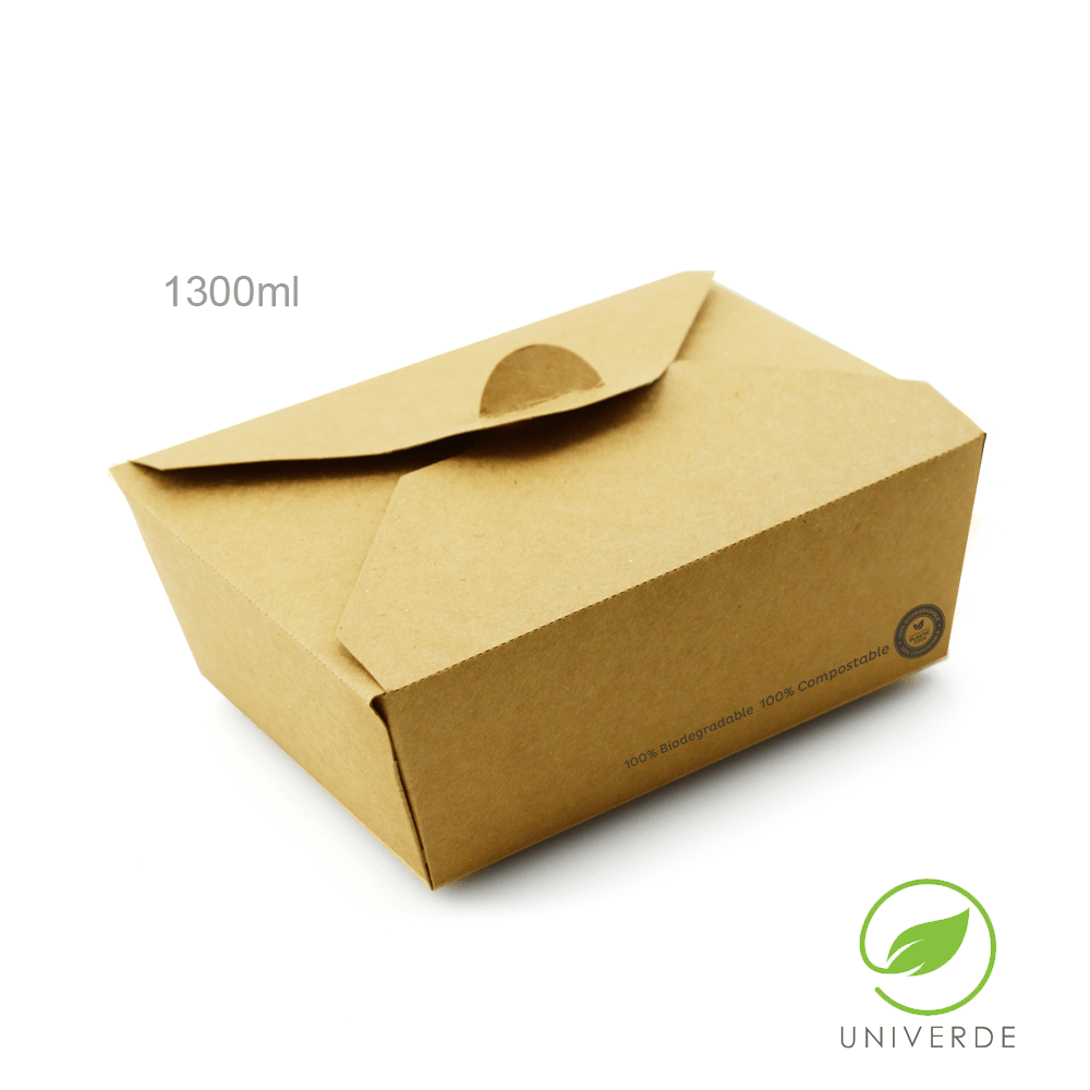 Envase Kraft 1300Ml 50Unid Univerde