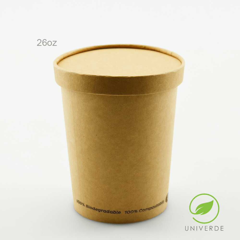 Envase De Sopa Kraft 26Oz. 50Unid Univerde
