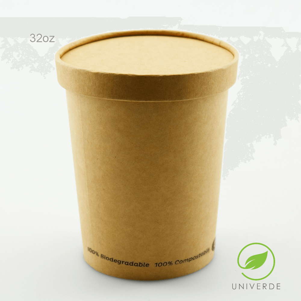 Envase De Sopa Kraft 32Oz. 50Unid Univerde