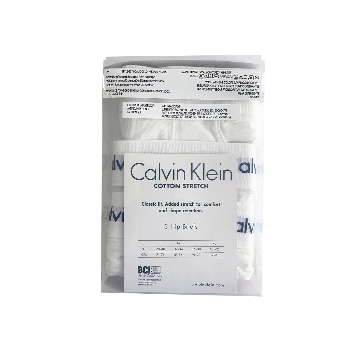 3Pk Hip Brief Calvin Klein