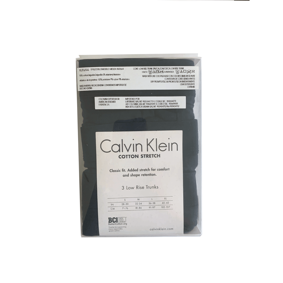 3 Pk Low Rise Trunk Calvin Klein