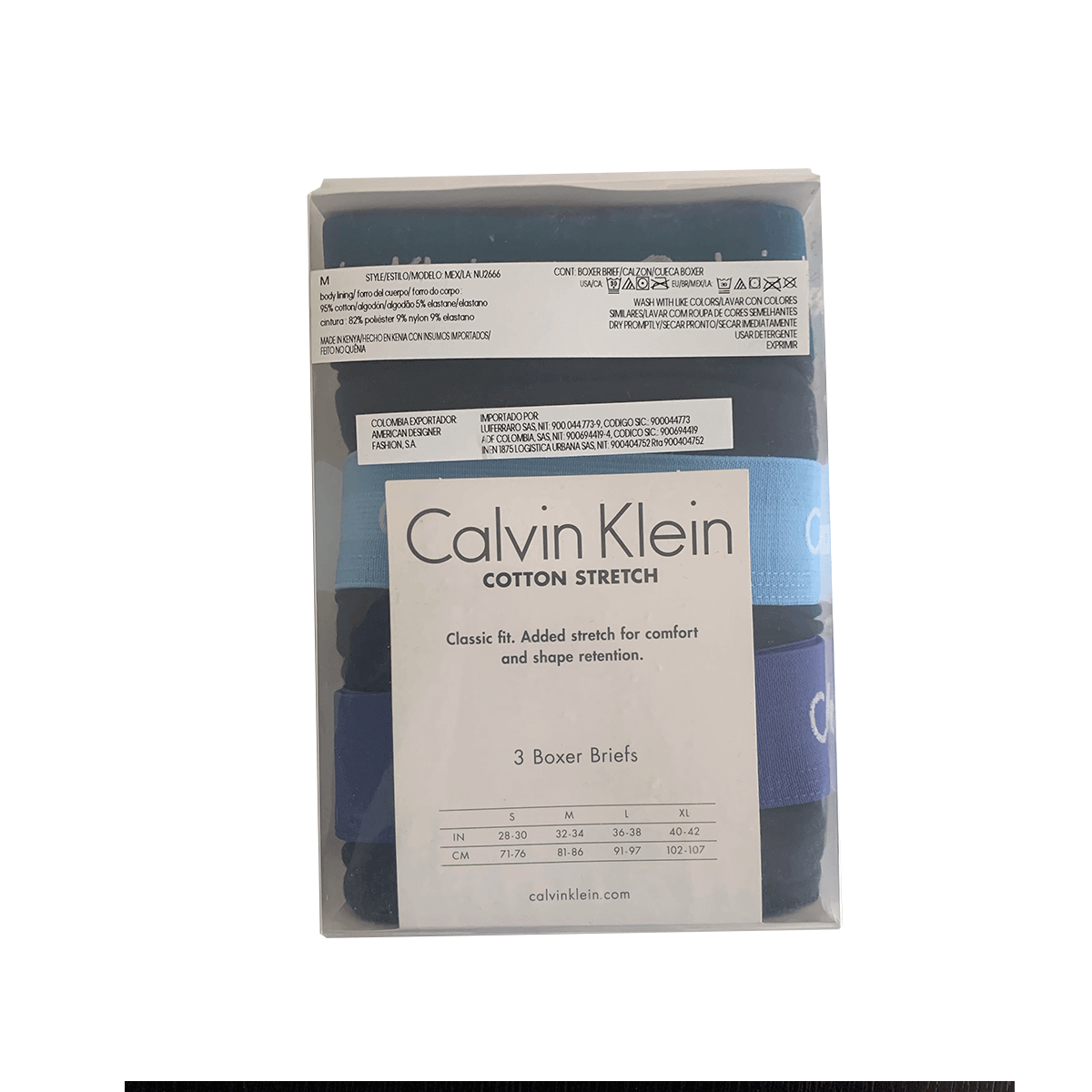 Boxer Brief 3Pk (Na) Calvin Klein