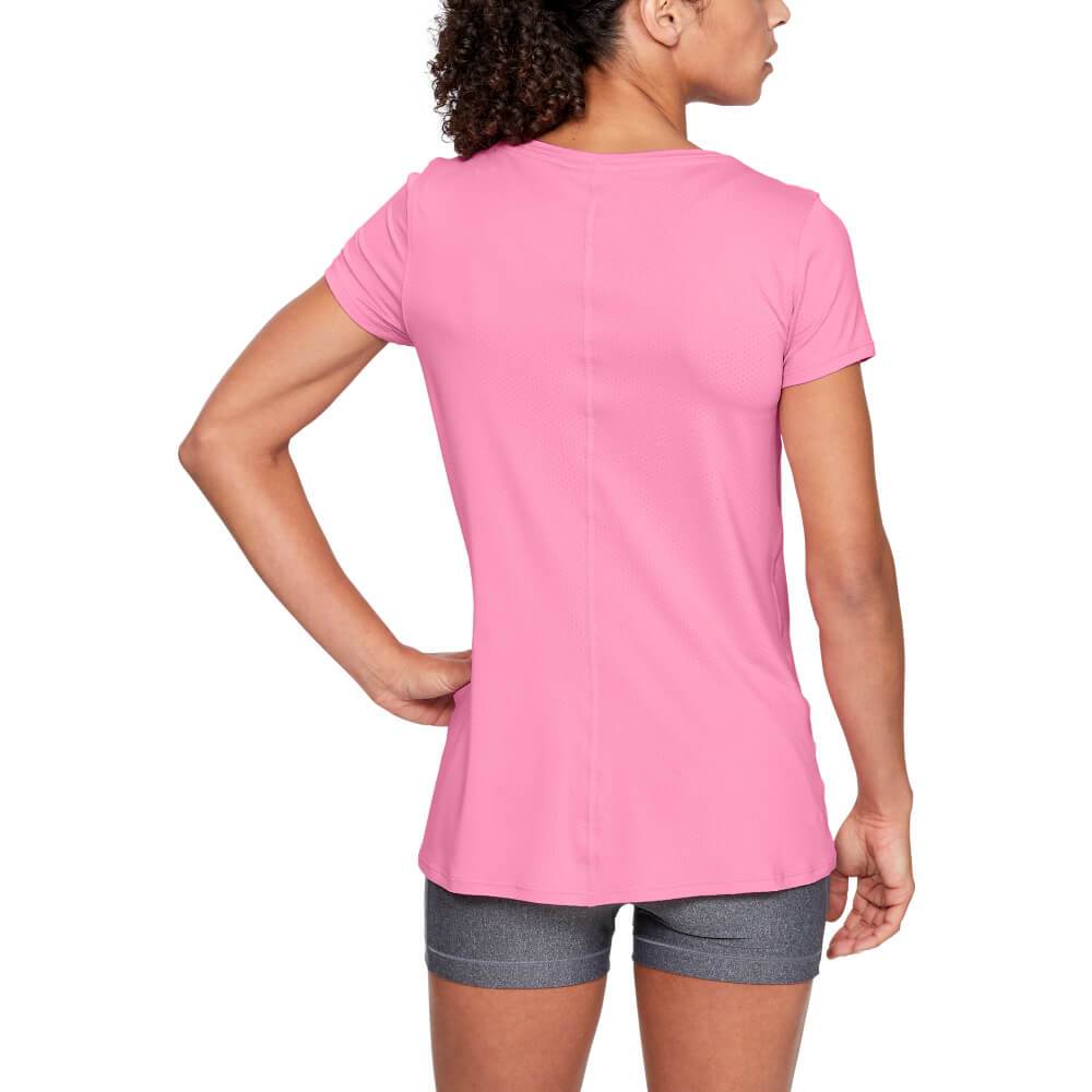 T-Shirt Manga Corta HeatGear® Armour para Mujer