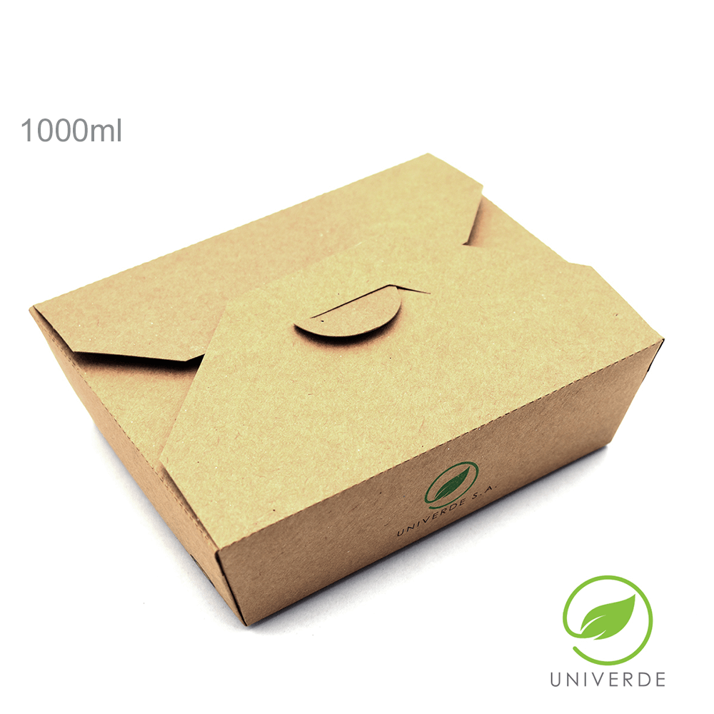 Envase Kraft Carton 1000Ml 50Unid Univerde