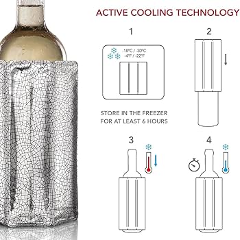 Vacu Vin Active Cooler funda para cerveza 1x6
