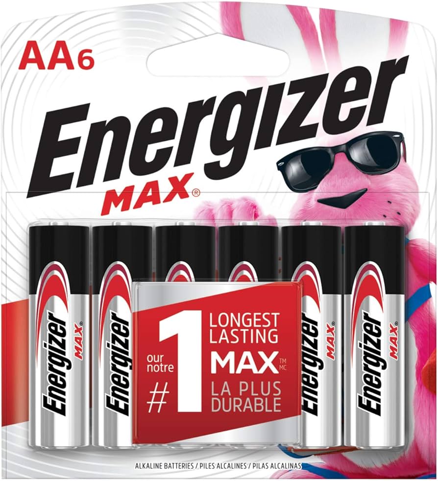 Batería Alcalina Energizer AA 6 Pack