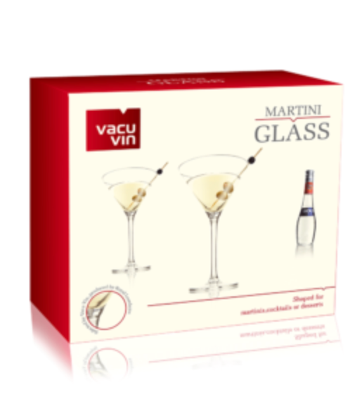 Vacu Vin Set 2 Copas Cocktail Martini