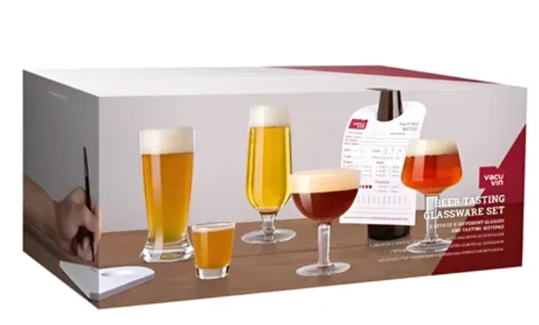 Vacu Vin Set 5 Vasos Cata de Cerveza