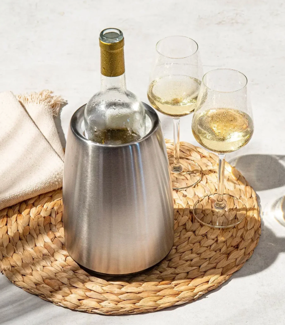 Vacuvin Wine Cooler Elegante Acero Inoxidable 1x6