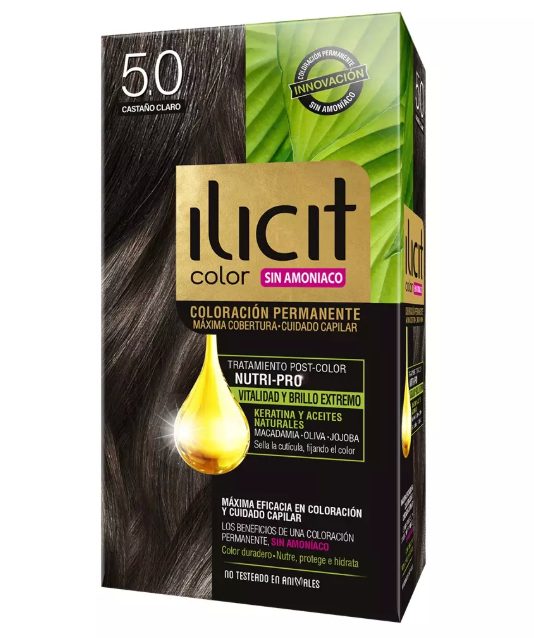 ILICIT Sin Amoníaco 5/0 Castaño Claro 60g