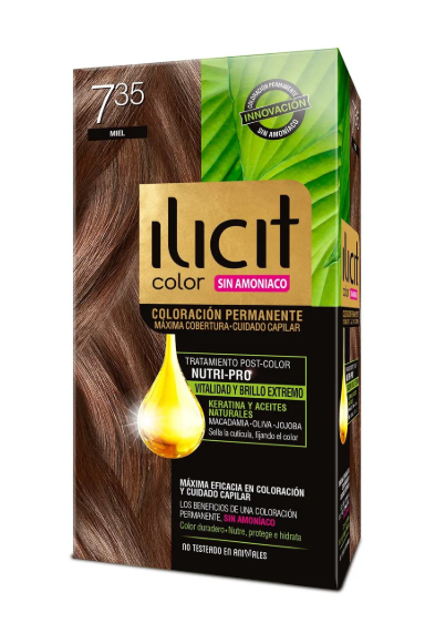 ILICIT Sin Amoniaco 7/35 Miel 60g