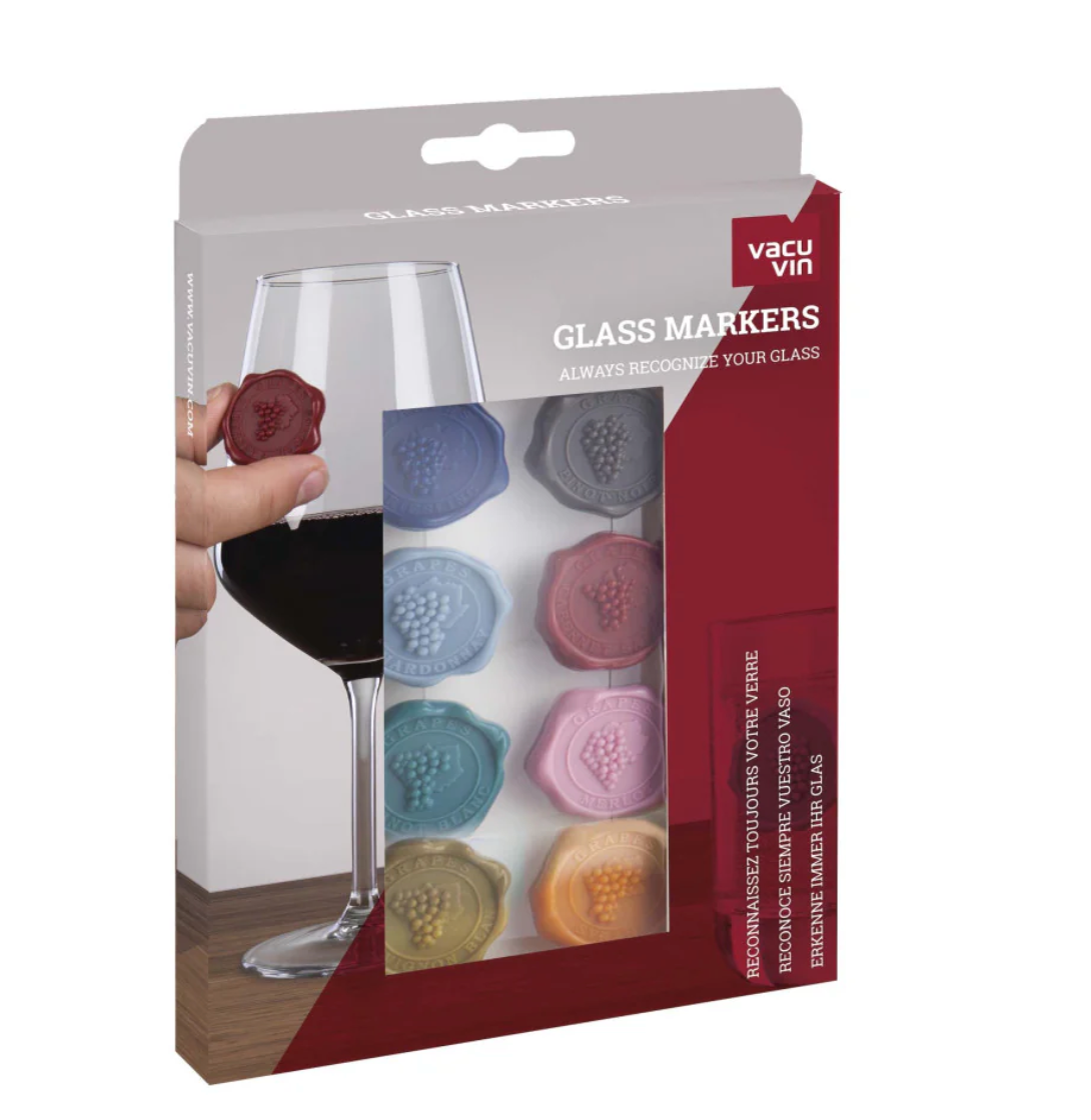 Vacu Vin Glass Markers Classic 12 unidades