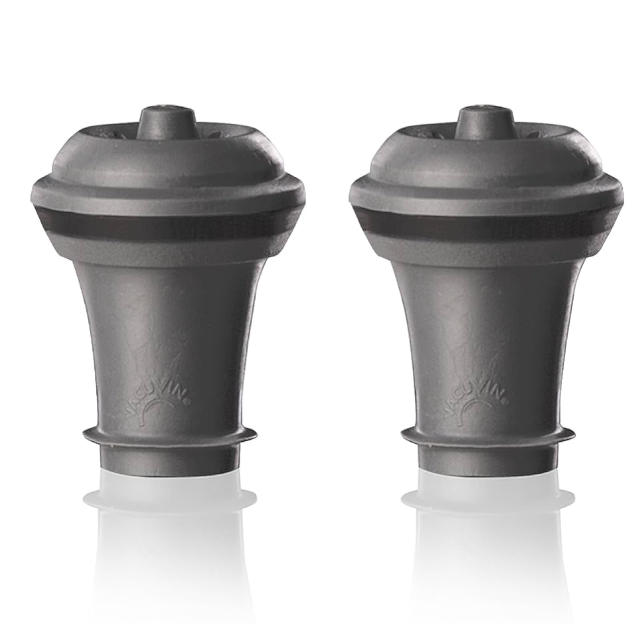 Vacu Vin Wine Stoppers Gris Set 2