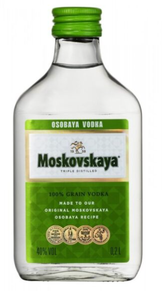 Moskovskaya Vodka 40% 200ml Pack 20