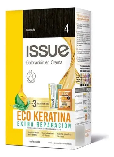 Issue Kit Coloración Eco Keratina N°4 470g