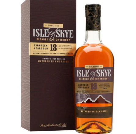 Isle of Skye Whisky 18 años 4x700ml