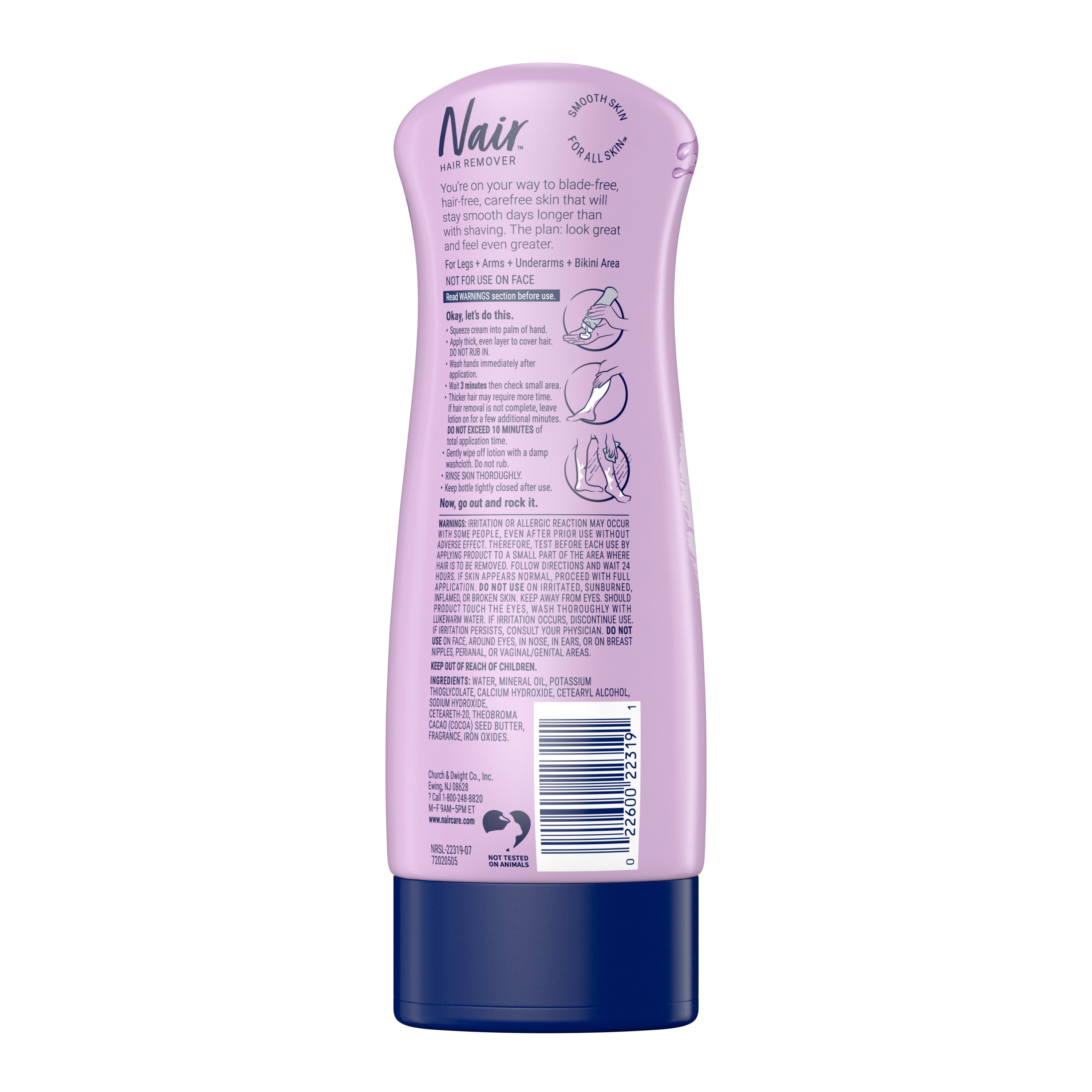 Nair Crema Depilatoria Baby Oil 9 oz