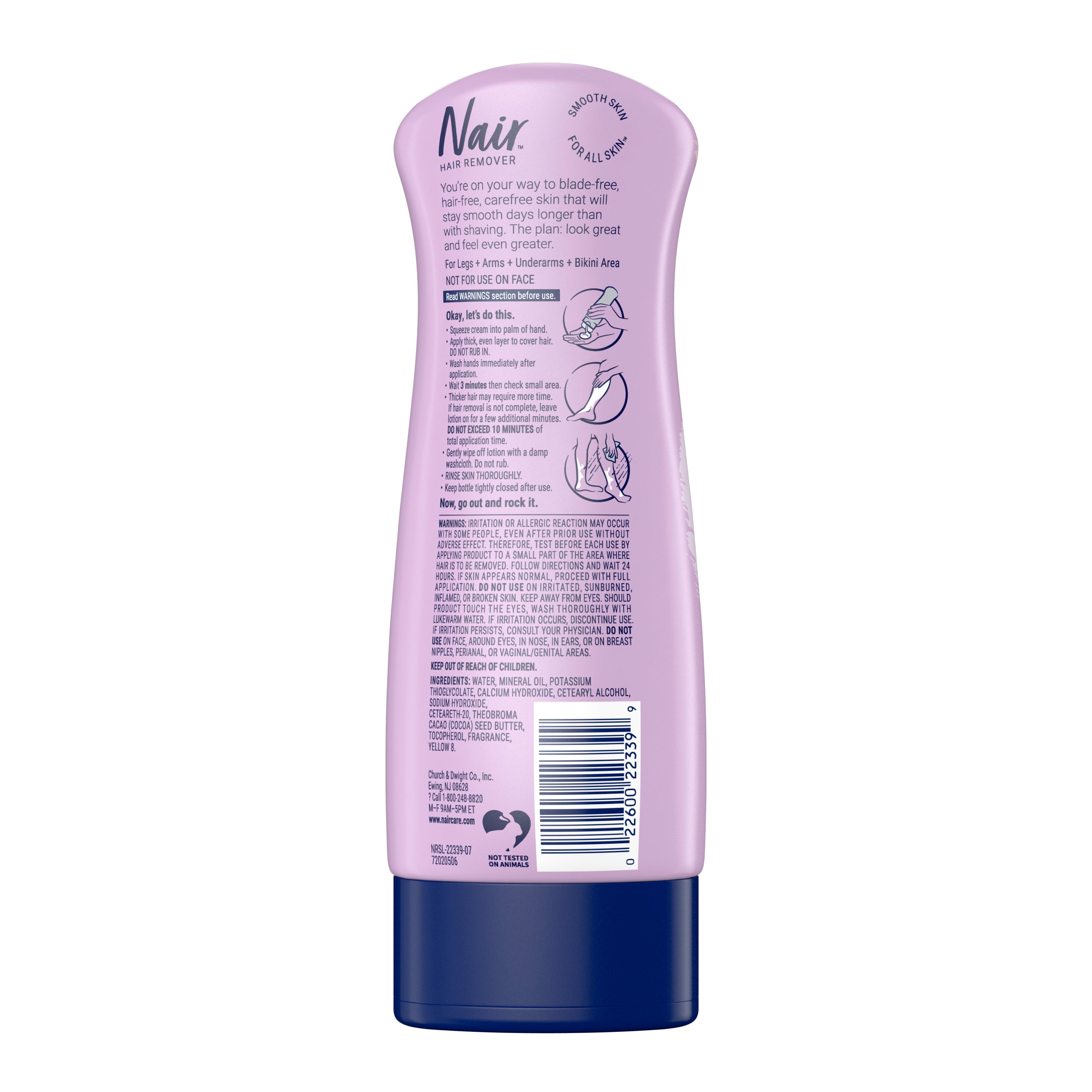 Nair Crema Depilatoria Cocoa Butter 9 oz