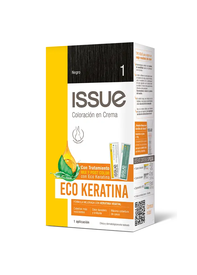 ISSUE Kit Coloración Eco Keratina N°1 470g