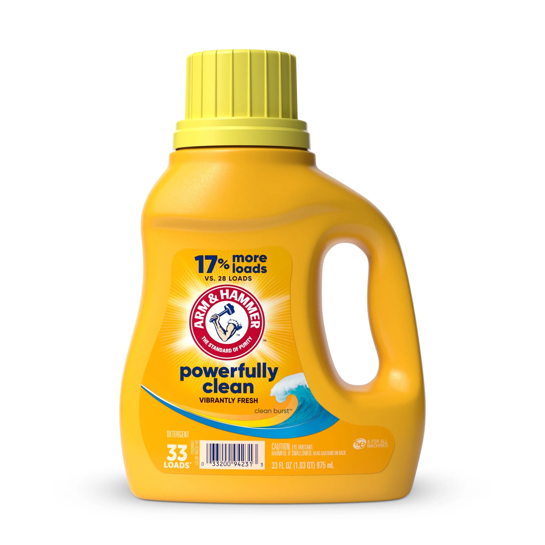 Arm & Hammer Detergente Líquido Clean Burst 33oz