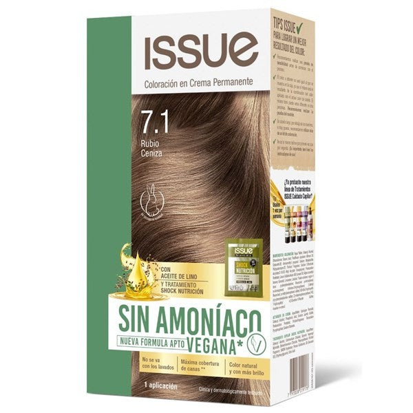 ISSUE Color Sin Amoniaco N°7.1 Kit 10x47g