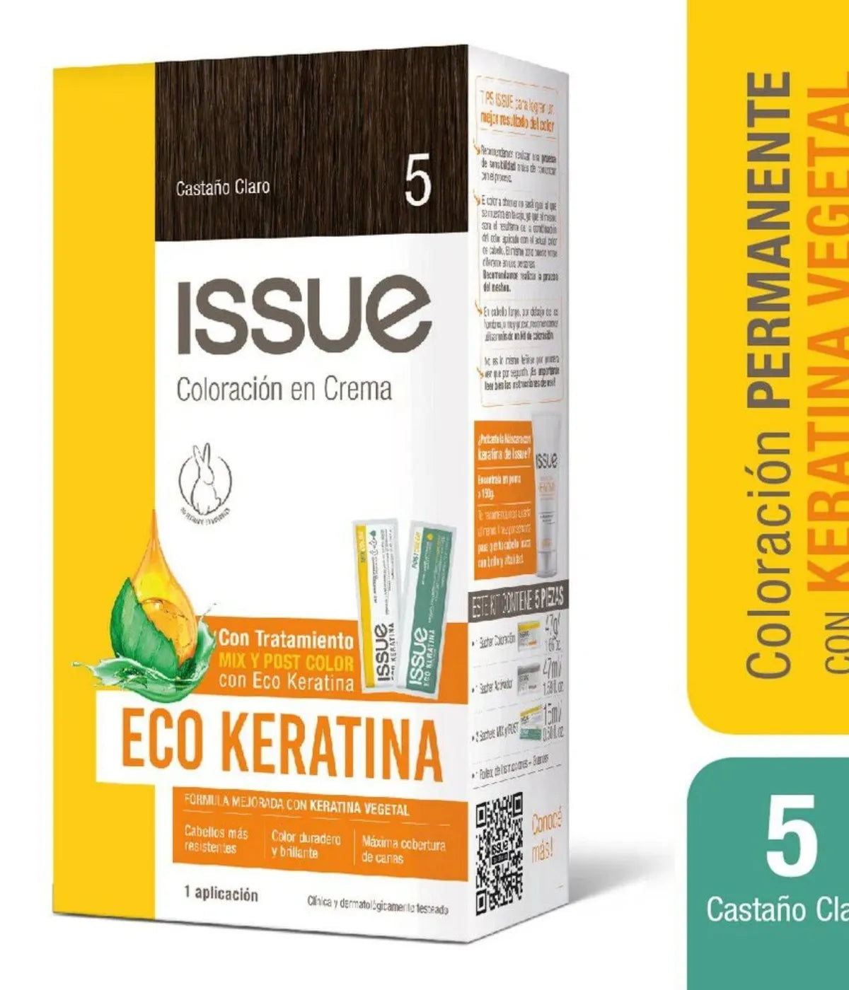 ISSUE Kit Coloración Eco Keratina N°5 10x47g