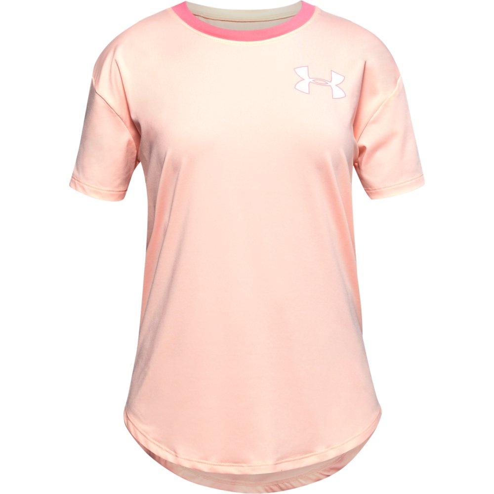 T-Shirt de Manga Corta HeatGear® Armour para Niña