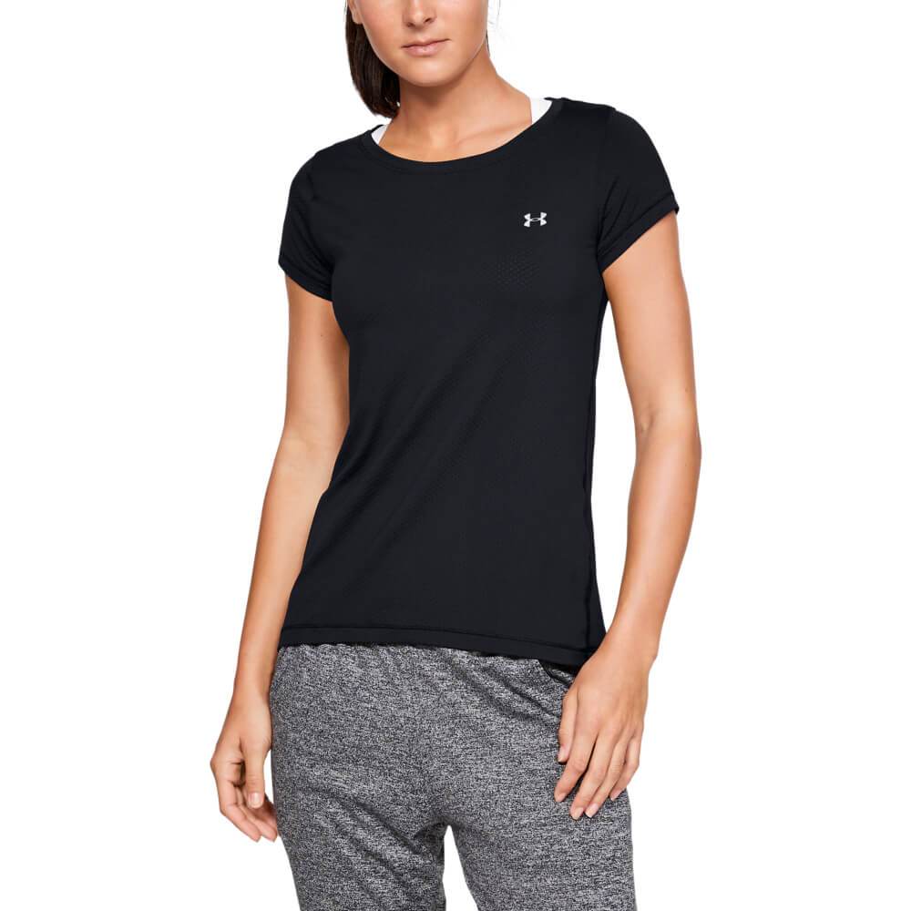 T-Shirt Manga Corta HeatGear® Armour para Mujer