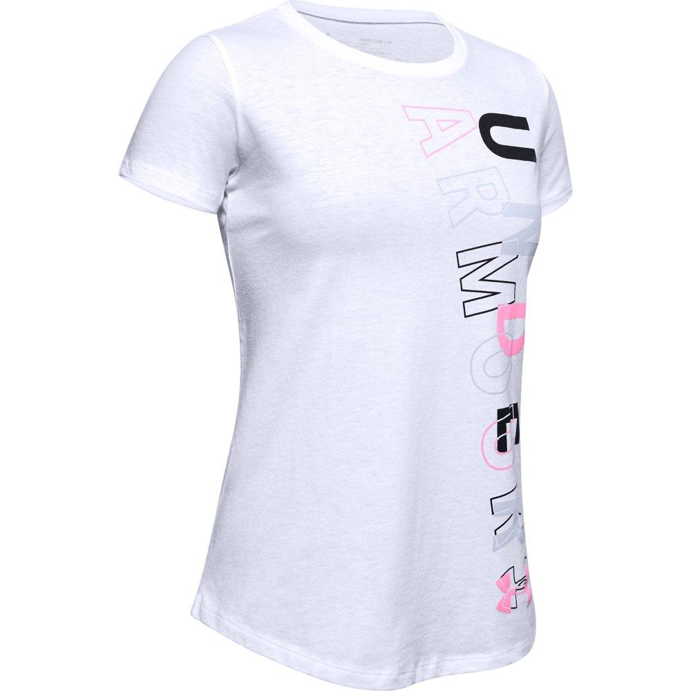 T-Shirt UA Wordmark Graphic para Niña