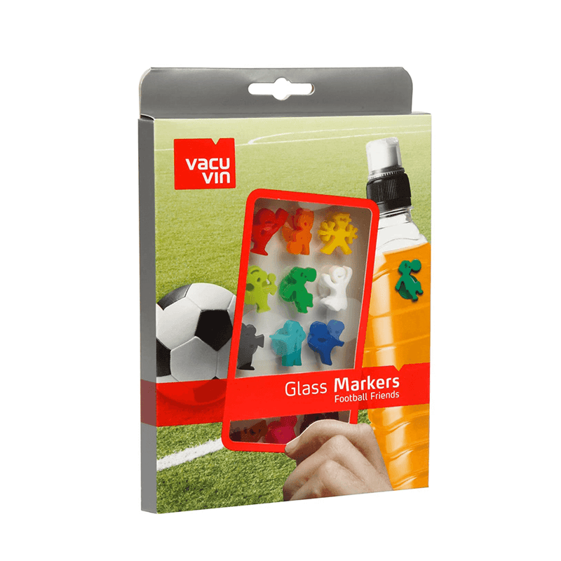Vacu Vin Glass Markers/ Football Friends