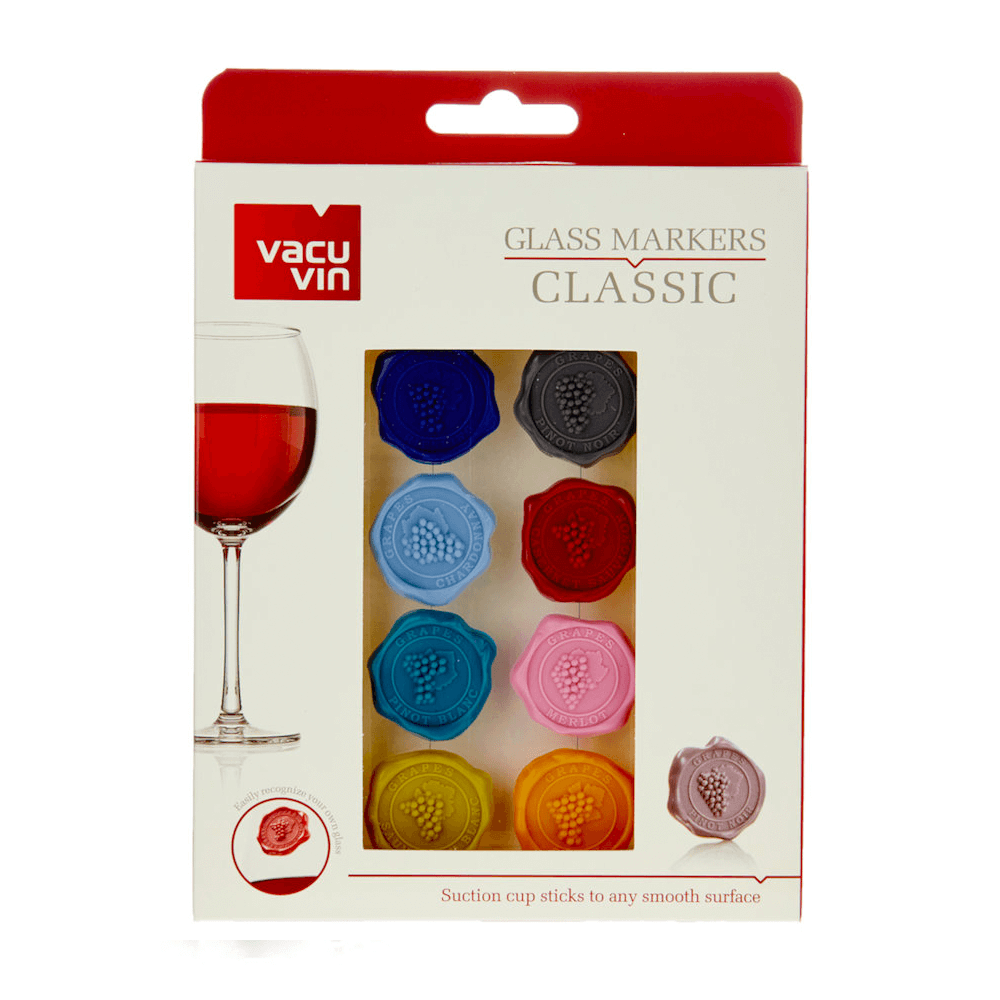 Vacu Vin Glass Markers - Classic