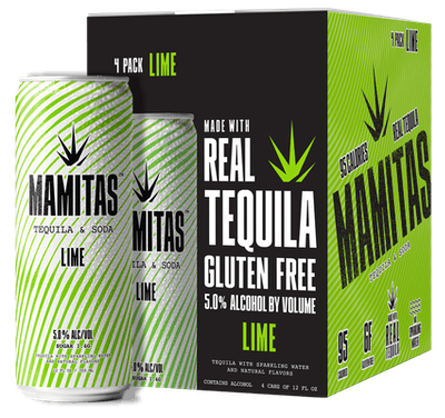 4 Pack Mamitas Tequila & Soda Lime