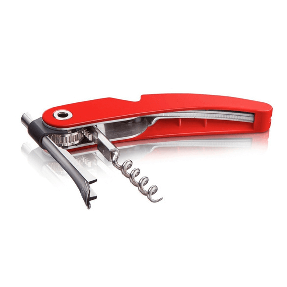 Vacu Vin Single Pull Corkscrew Red